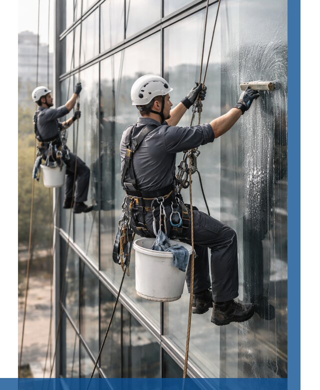 Мойка сплошного остекления в Соликамске, заказать от 309 р.| ВЫСОТНИК-Слк