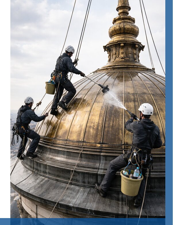 Мойка куполов и шпилей в Соликамске от 8244 р. - заказать | ВЫСОТНИК-Слк