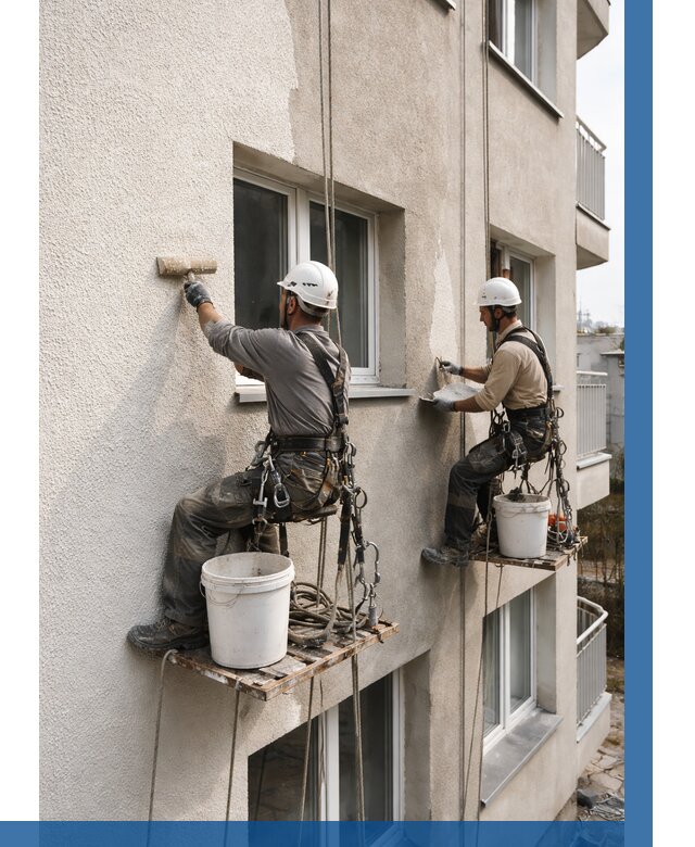 Нанесение короеда на фасад в Соликамске от 464 р. | ВЫСОТНИК-Слк