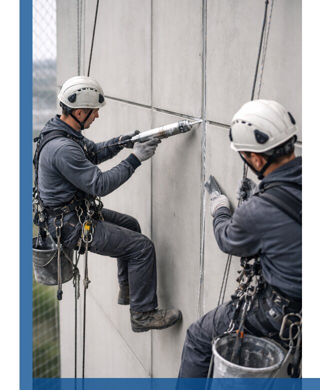 Первичная герметизация швов фасадов и кровель в Соликамске