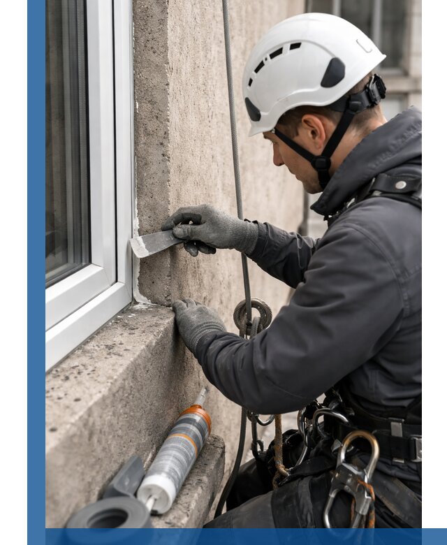 Герметизация монтажных швов окон в Соликамске с гарантией качества