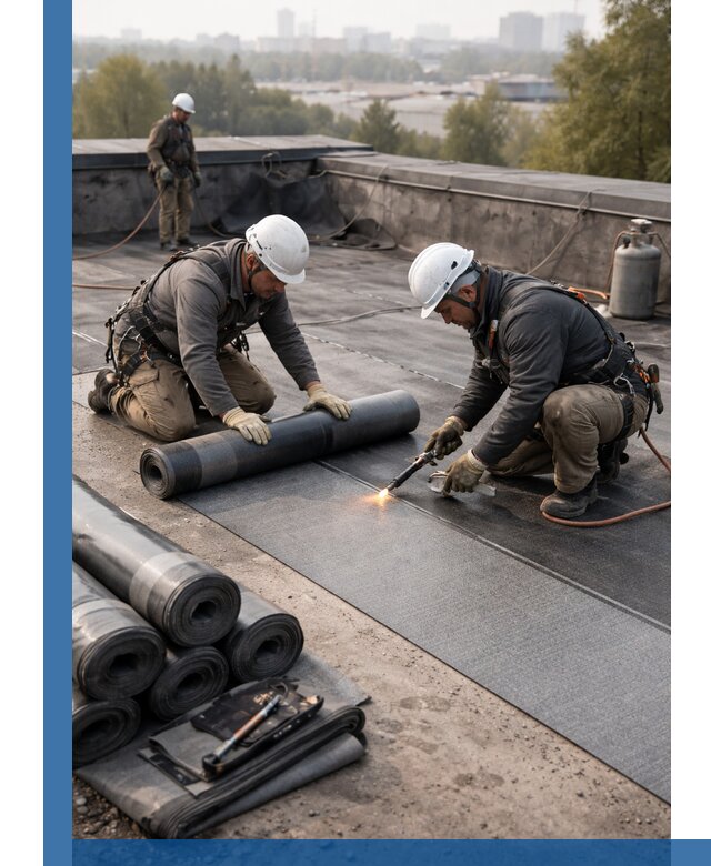 Монтаж мягкой кровли в Соликамске профессионально и надежно