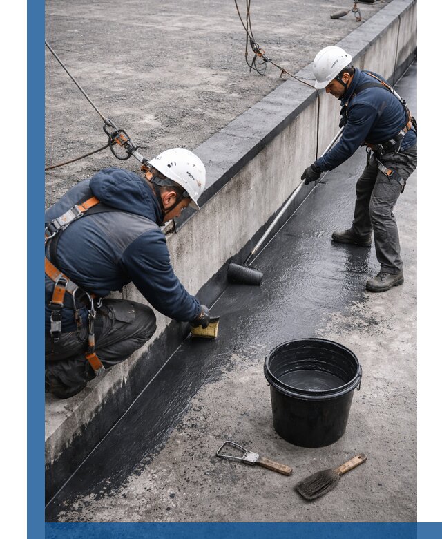 Гидроизоляция кровли жидкой резиной профессионально в Соликамске