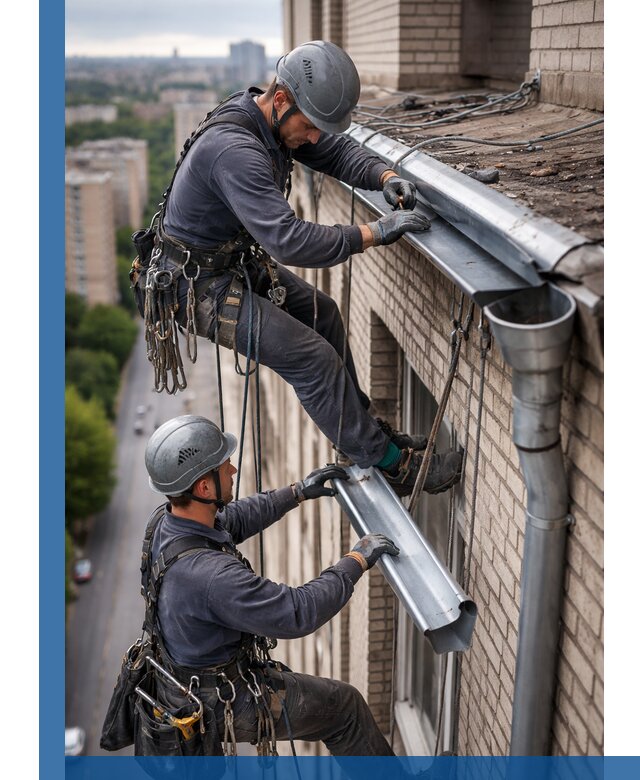 Ремонт водосточных желобов в Соликамске, быстро и качественно