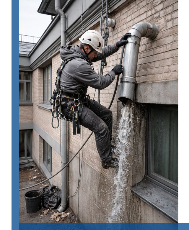 Профессиональная прочистка водосточных труб в Соликамске с гарантией