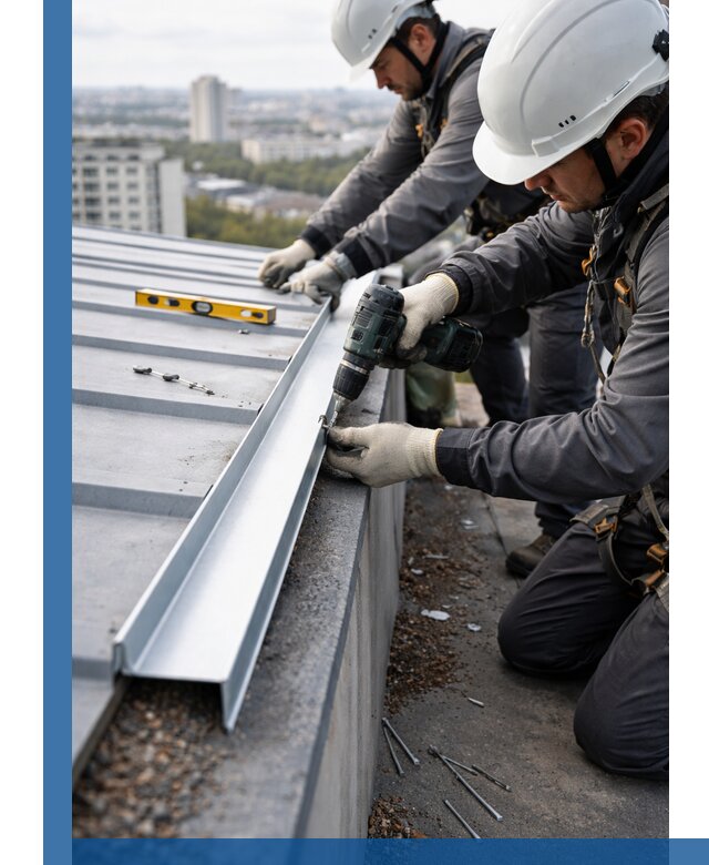 Монтаж капельника на кровле в Соликамске с гарантией качества