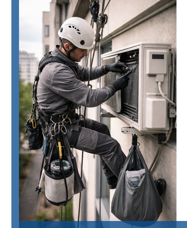 Обслуживание внешнего блока кондиционера в Соликамске профессионально