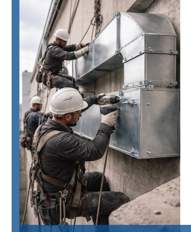 Профессиональный монтаж вентиляционных коробов в Соликамске под ключ