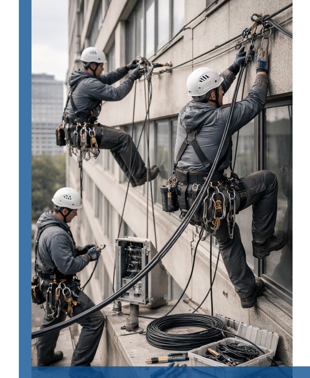 Прокладка оптоволоконного кабеля в Соликамске под ключ с тестированием