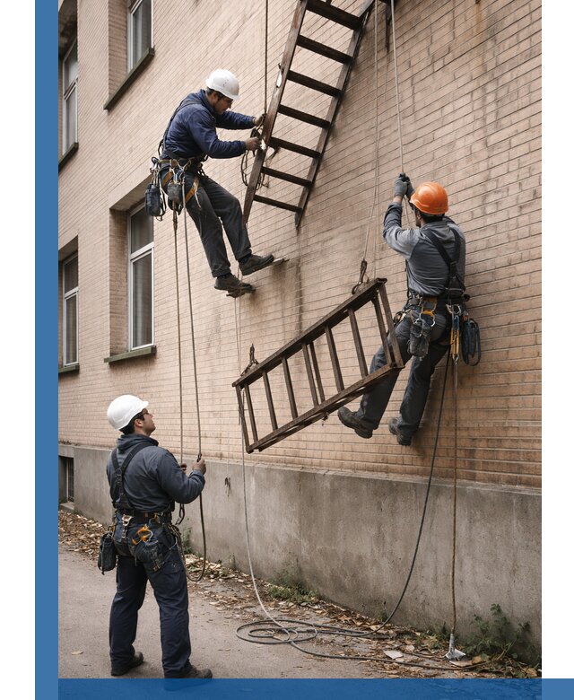 Демонтаж пожарной лестницы в Соликамске быстро и безопасно