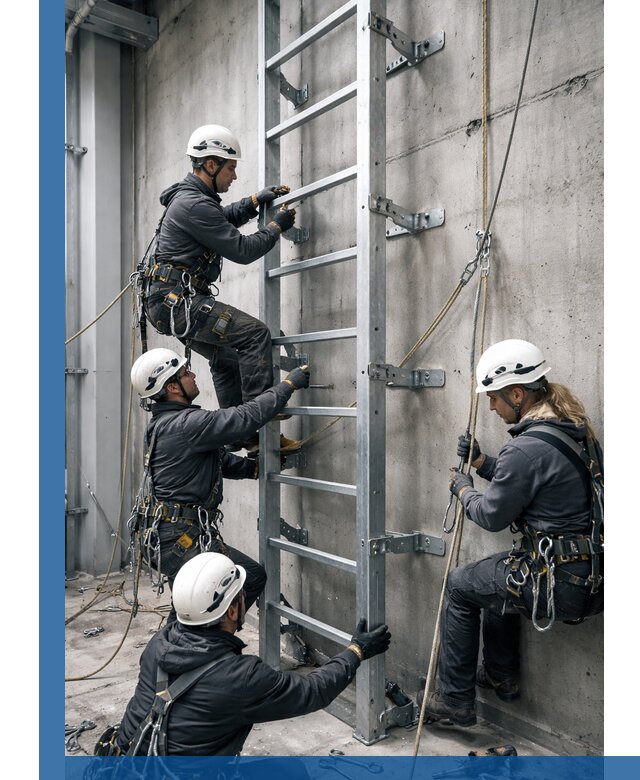 Монтаж металлических лестниц в Соликамске под ключ со гарантией