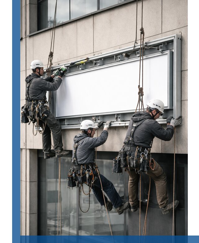 Профессиональный монтаж светового короба под ключ в Соликамске