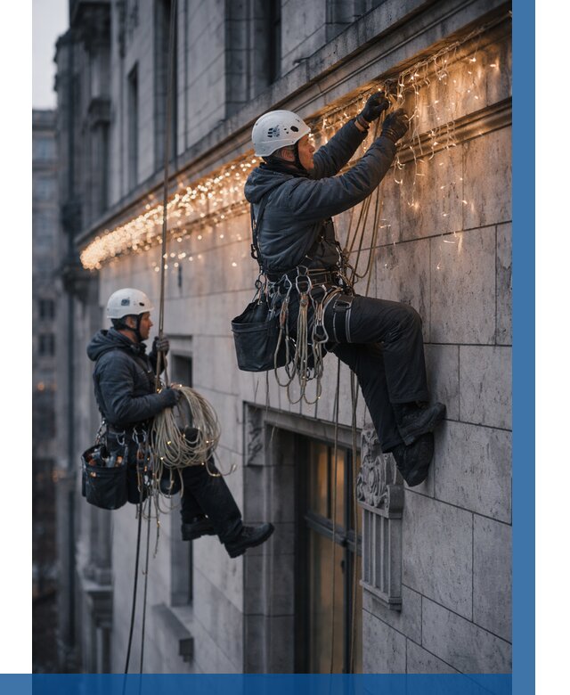 Монтаж новогодней иллюминации в Соликамске от 8759 р. | ВЫСОТНИК-Слк