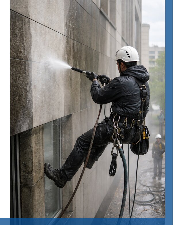 Гидроструйная очистка поверхностей в Соликамске от 876 р. | ВЫСОТНИК-Слк