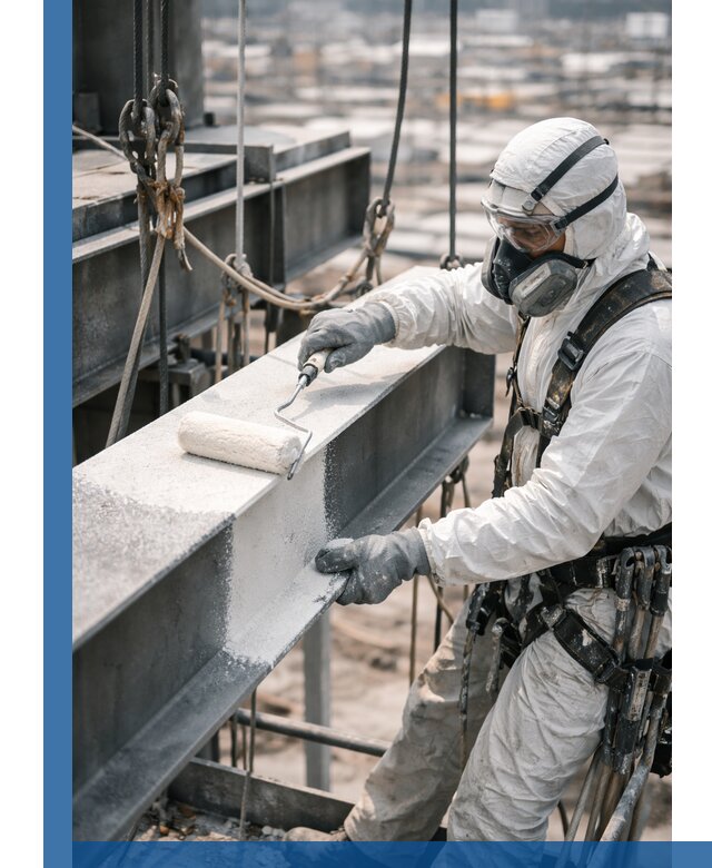 Профессиональная огнезащитная обработка металлоконструкций в Соликамске