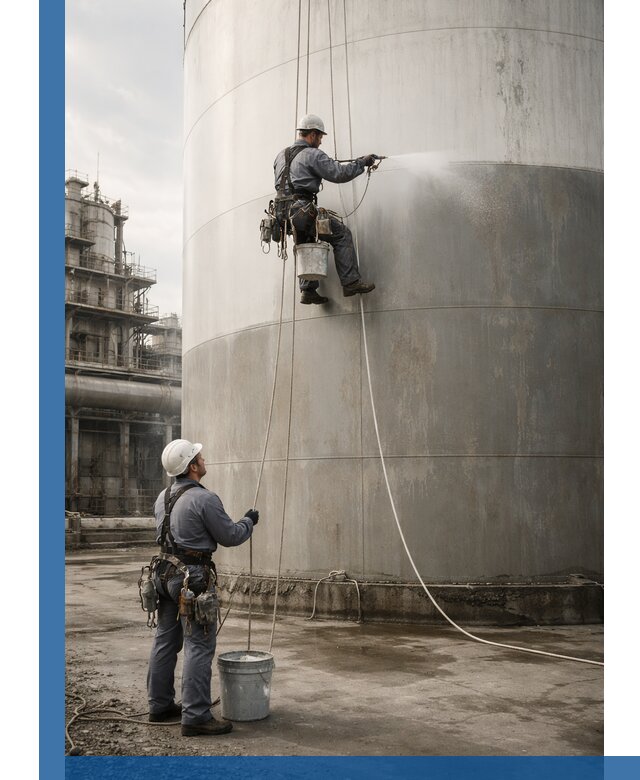 Покраска стальных резервуаров и емкостей в Соликамске профессионально