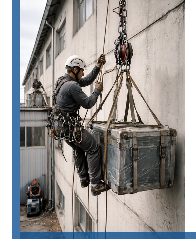 Подъем грузов на высоту в Соликамске для промышленных объектов