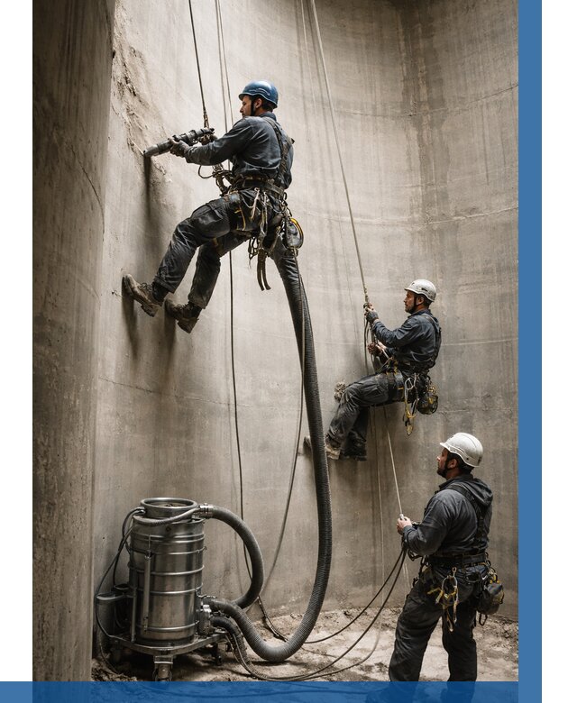 Зачистка силосов в Соликамске от 4637 р. Договор и смета ВЫСОТНИК-Слк