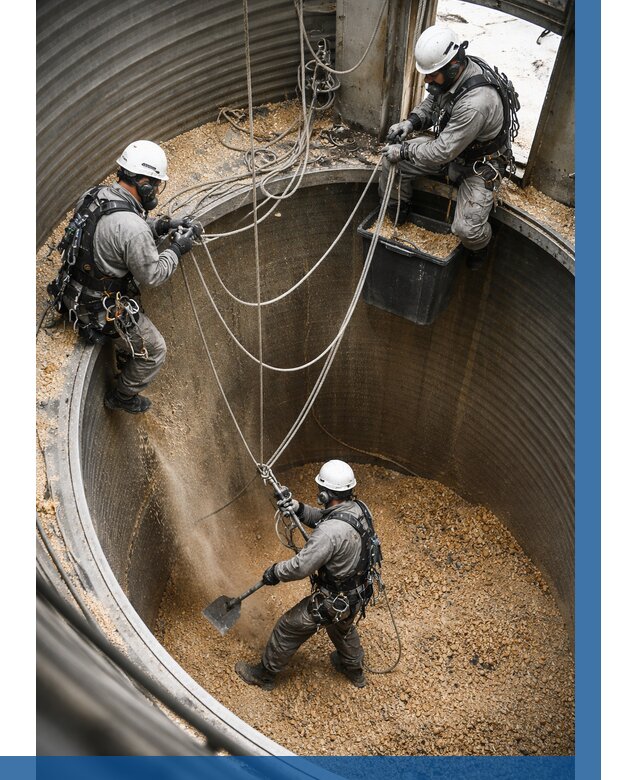 Чистка зерновых бункеров в Соликамске от 12366 р. | ВЫСОТНИК-Слк