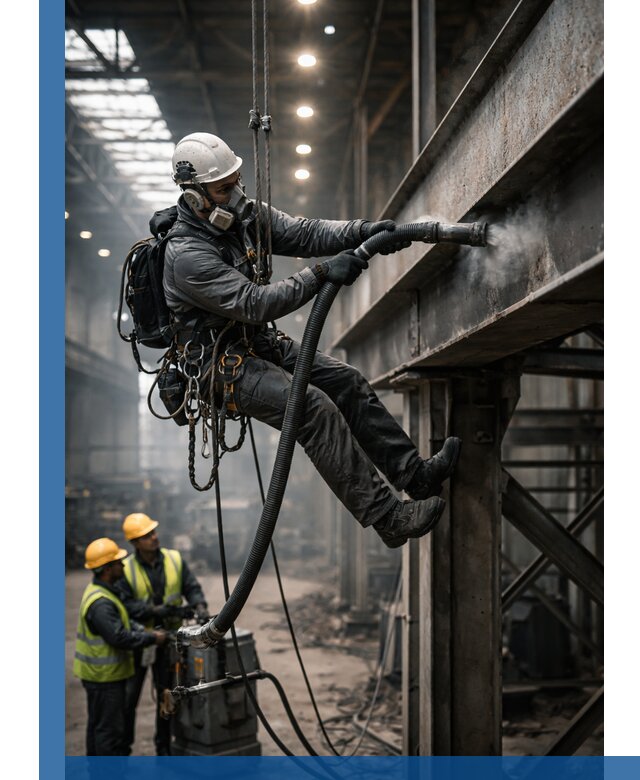 Обеспыливание конструкций в цехах промышленного производства в Соликамске