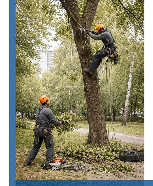 Санитарная обрезка деревьев в Соликамске, профессионально и безопасно